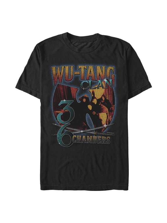 Mens Wu-Tang Clan 36 Chambers Album Cover Artwork T Shirt