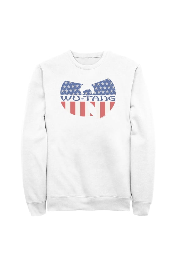 Mens Wu-Tang Clan American Flag Group Logo Sweatshirt