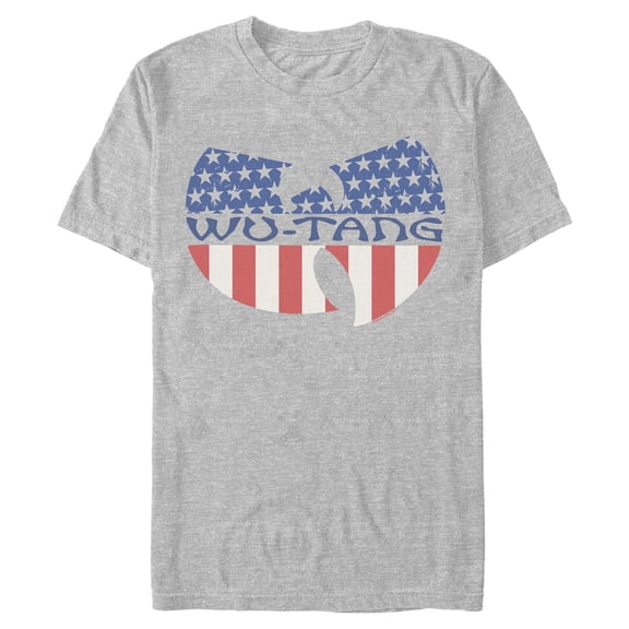 Mens Wu-Tang Clan American Flag Group Logo T Shirt