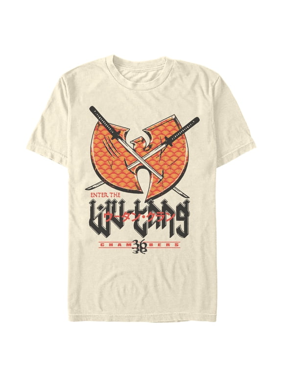 Mens Wu-Tang Clan Enter the 36 Chambers Swords Logo T Shirt