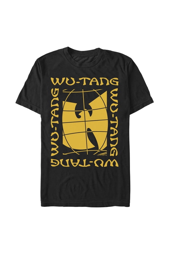 Mens Wu-Tang Clan Framed Globe Logo T Shirt