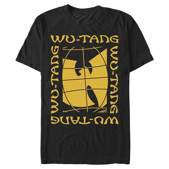 Mens Wu-Tang Clan Framed Globe Logo T Shirt