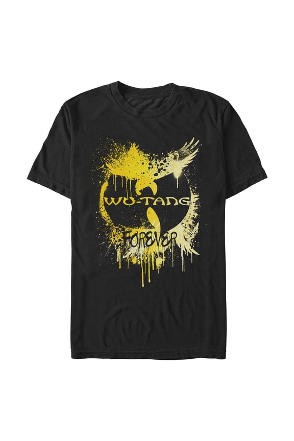 Mens Wu-Tang Clan Paint Splash Forever Logo T Shirt