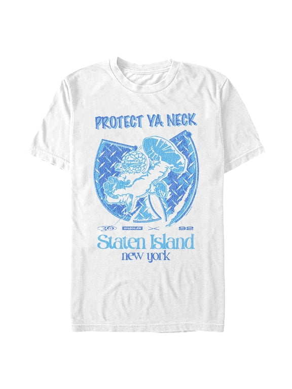 Mens Wu-Tang Clan Protect Ya Neck Staten Island T Shirt