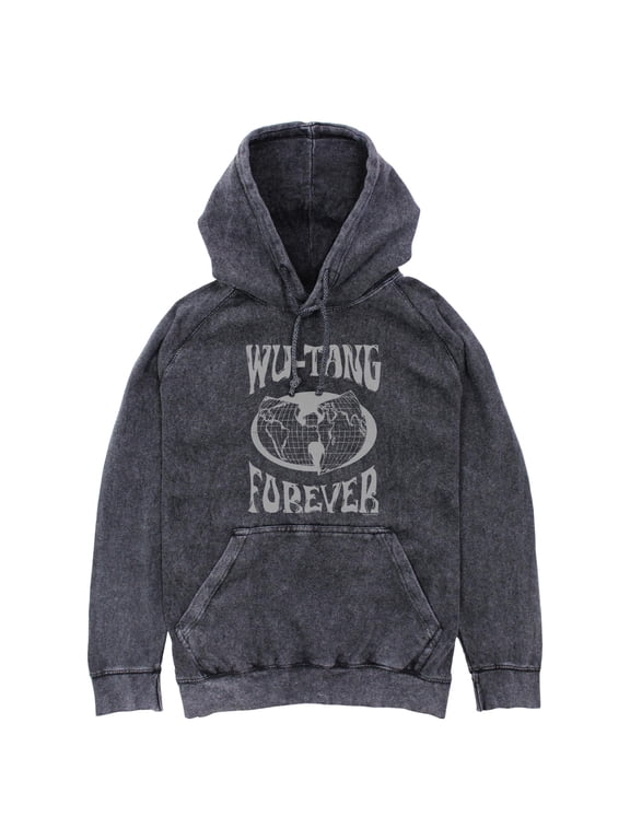 Mens Wu-Tang Clan Worldwide Map Group Forever Lightweight Hoodie