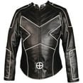 thumbnail image 1 of Mens X-Men Style Leather Jacket Regular Fit Biker Motorcycle Genuine Lambskin Jacket A195, 1 of 3