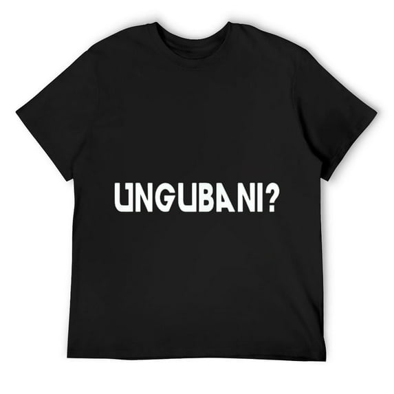 Mens Xhosa Ungubani Who Are You Panther T-Shirt Black