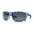 thumbnail image 1 of Mens Xloop Digital Camo Print Rectangle Wrap Sport Sunglasses Blue - Black, 1 of 4