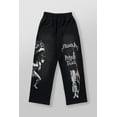 thumbnail image 1 of Mens YOUNGLA Graphic Print Joggers Baggy Casual Workout Pantswith Pockets  Bandana Punk Streetwear, 1 of 8