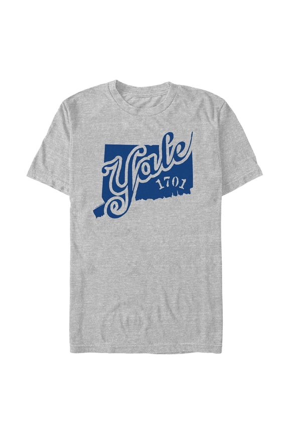 Mens Yale University 1701 School Logo T Shirt