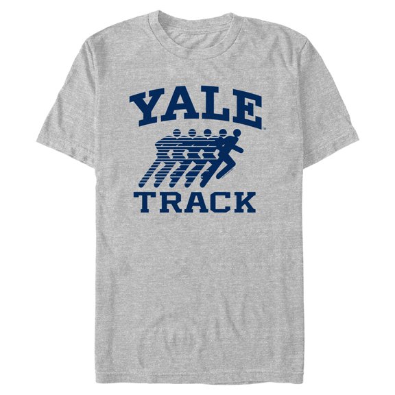 Mens Yale University College Athletic Track T Shirt