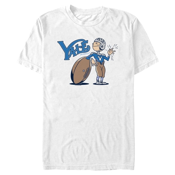Mens Yale University Football Player University T Shirt
