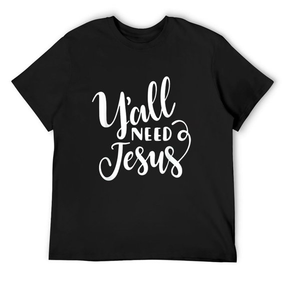 Mens Yall Need Jesus T Shirt Yall Need Jesus Shirt Toddler Black 2X-Large
