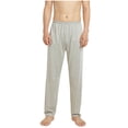 thumbnail image 1 of Mens Yoga Pants Wide Legs Trousers Lounging Bodybuilding Casual Soft Home Pants Joggers Sweatpants Gray-A, 1 of 7