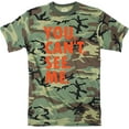 thumbnail image 1 of Mens You Cant See Me T shirt Funny Hunting Camouflage Sarcastic Adult Humor Tee Graphic Tees, 1 of 7