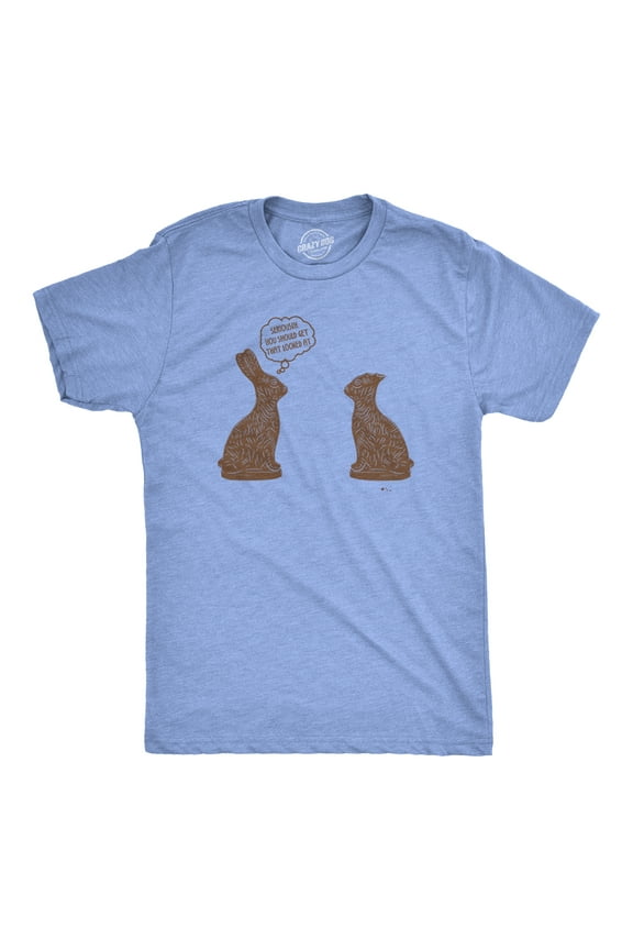 Mens You Should Get That Looked At Easter T Shirt Funny Chocolate Bunny Tee Graphic Tees