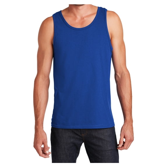 Mens Young The Concert Cotton Tank Deep Royal 4X-Large