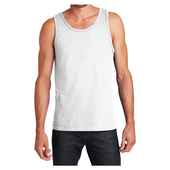 Mens Young The Concert Cotton Tank White Large