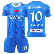 Mens/Youths 2024 Al-Hilal Saudi FC Soccer Jersey #10 Neymar Fans Jerseys Football Team Shirts