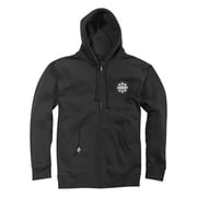 Mens Zip Hoody, Black - Small