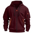 thumbnail image 1 of Mens Zip Up Sweatshirt Jacket Casual Lightweight Sweater Jackets with Pocket, 1 of 6