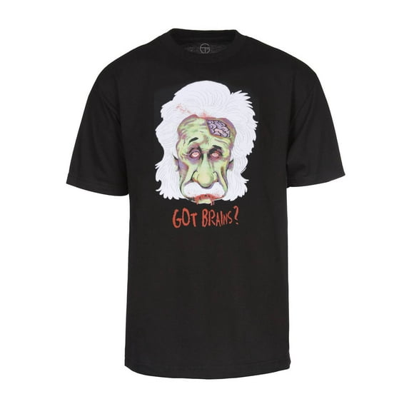 Mens Zombie Einstein Short-Sleeve T-Shirt - Black - X-Large