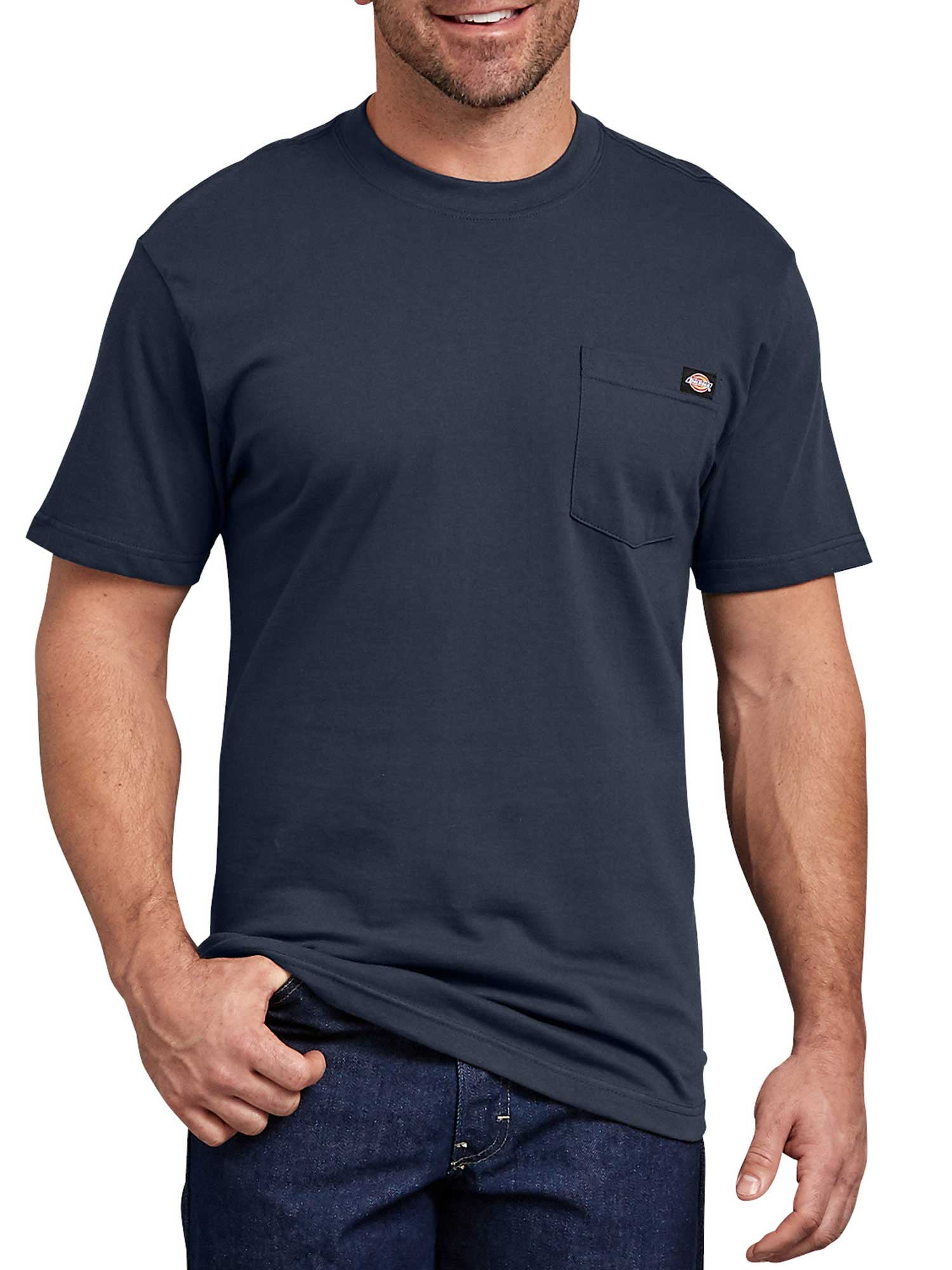 Mens and Big Mens Classic Short Sleeve Pocket T-Shirts (2-Pack 
