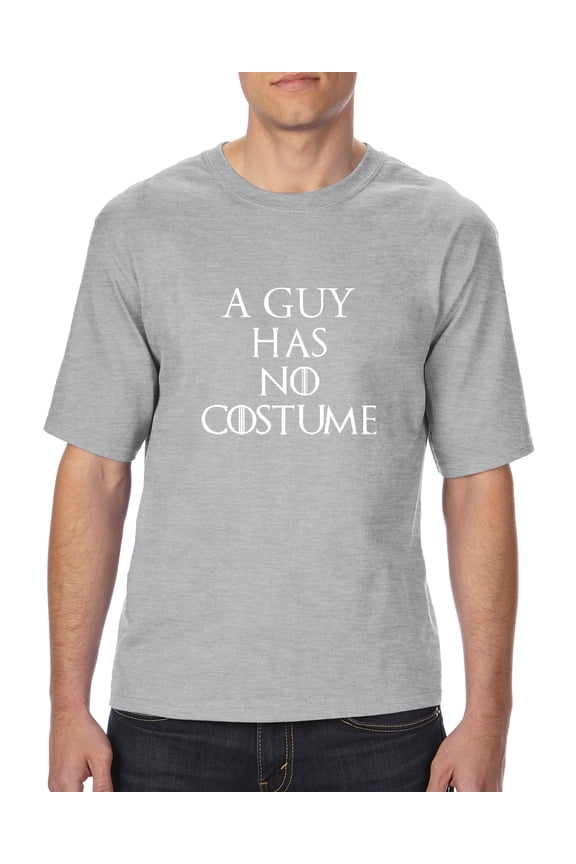 - Big Men's T-Shirt - Halloween Costume Guy Has No Costume