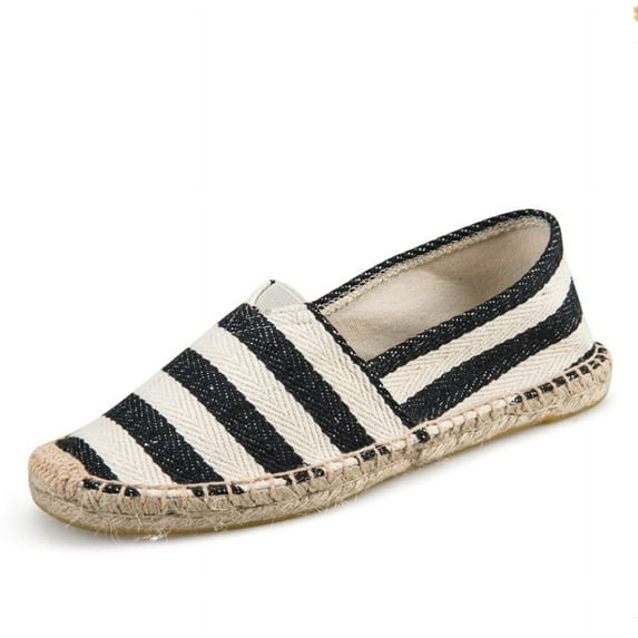 Mens and Womens Espadrilles Breathable Slip On Flats Shoes
