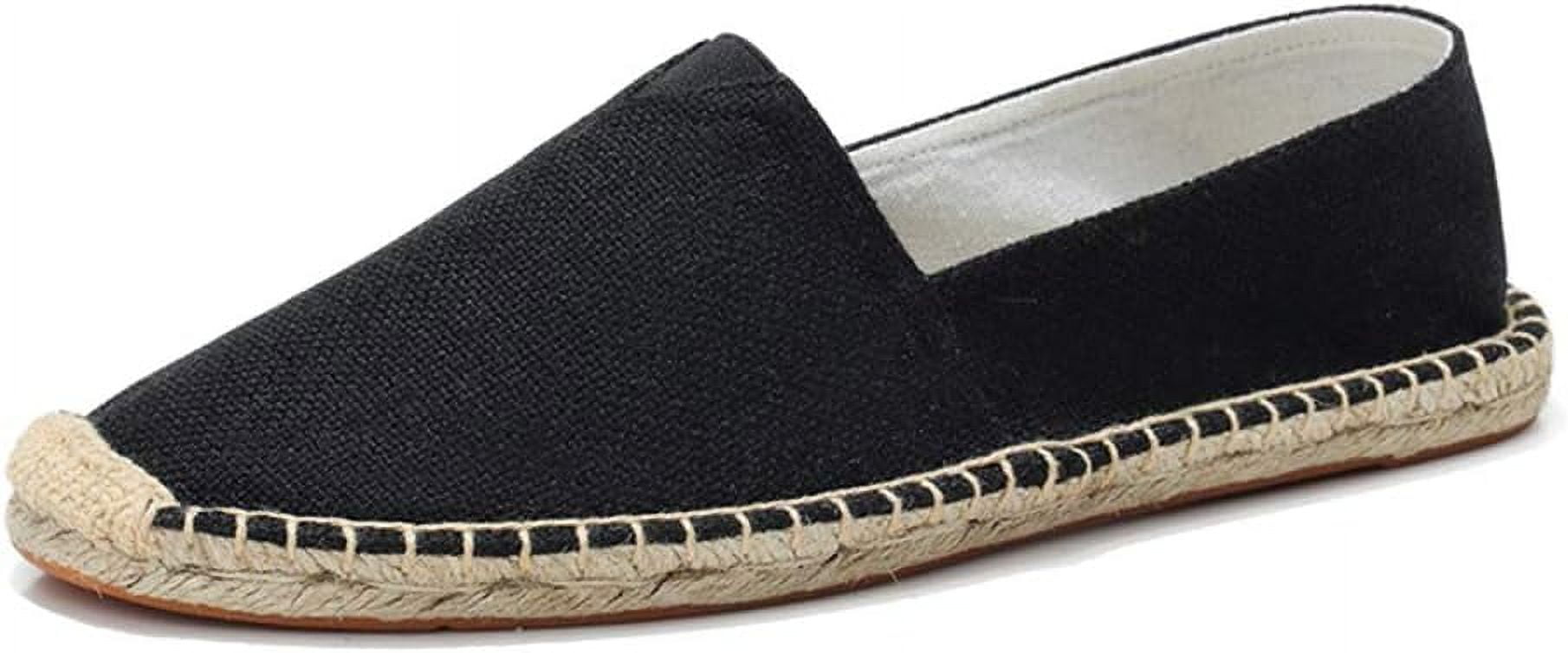 Mens and Womens Espadrilles Breathable Slip On Flats Shoes