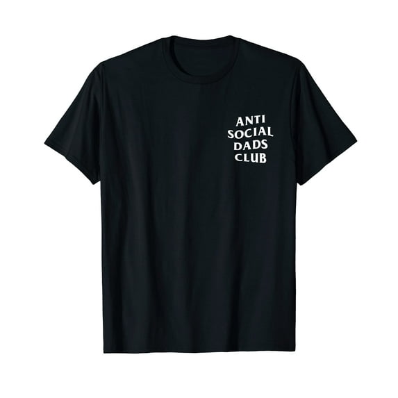 Mens anti social dads club funny father's day T-Shirt