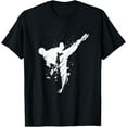 thumbnail image 1 of Mens karate shirt, womens karate costume, karate for boys T-Shirt men and women can wear, black, white, gifts, 1 of 4