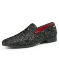 thumbnail image 1 of Mens loafers dress shoes Breathable Driving Shoes Classic Tuxedo knit walking Shoes Black Size 9.5, 1 of 5
