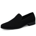 thumbnail image 1 of Mens loafers dress shoes Breathable Driving Shoes Classic Tuxedo knit walking Shoes Black Size 9.5, 1 of 5