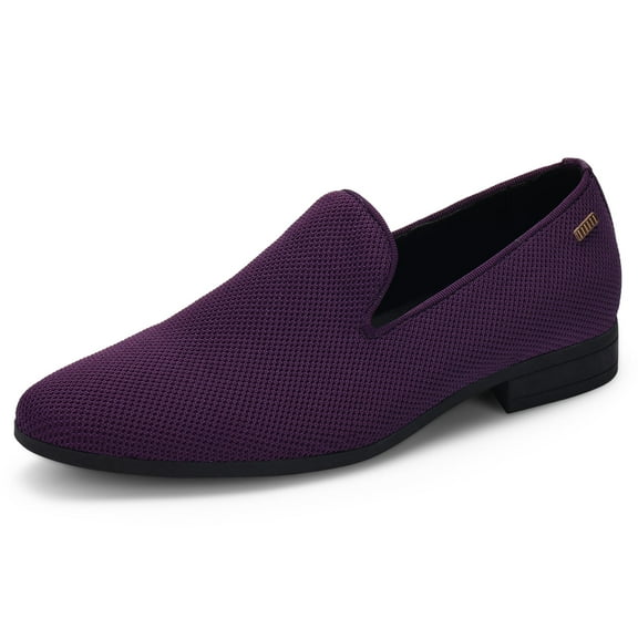 Mens loafers dress shoes Tuxedo Walking Shoes for Work Office Dress Outdoor Purple Size 11