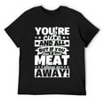 thumbnail image 1 of Mens meat Lover Food Funny T-Shirt Black, 1 of 5