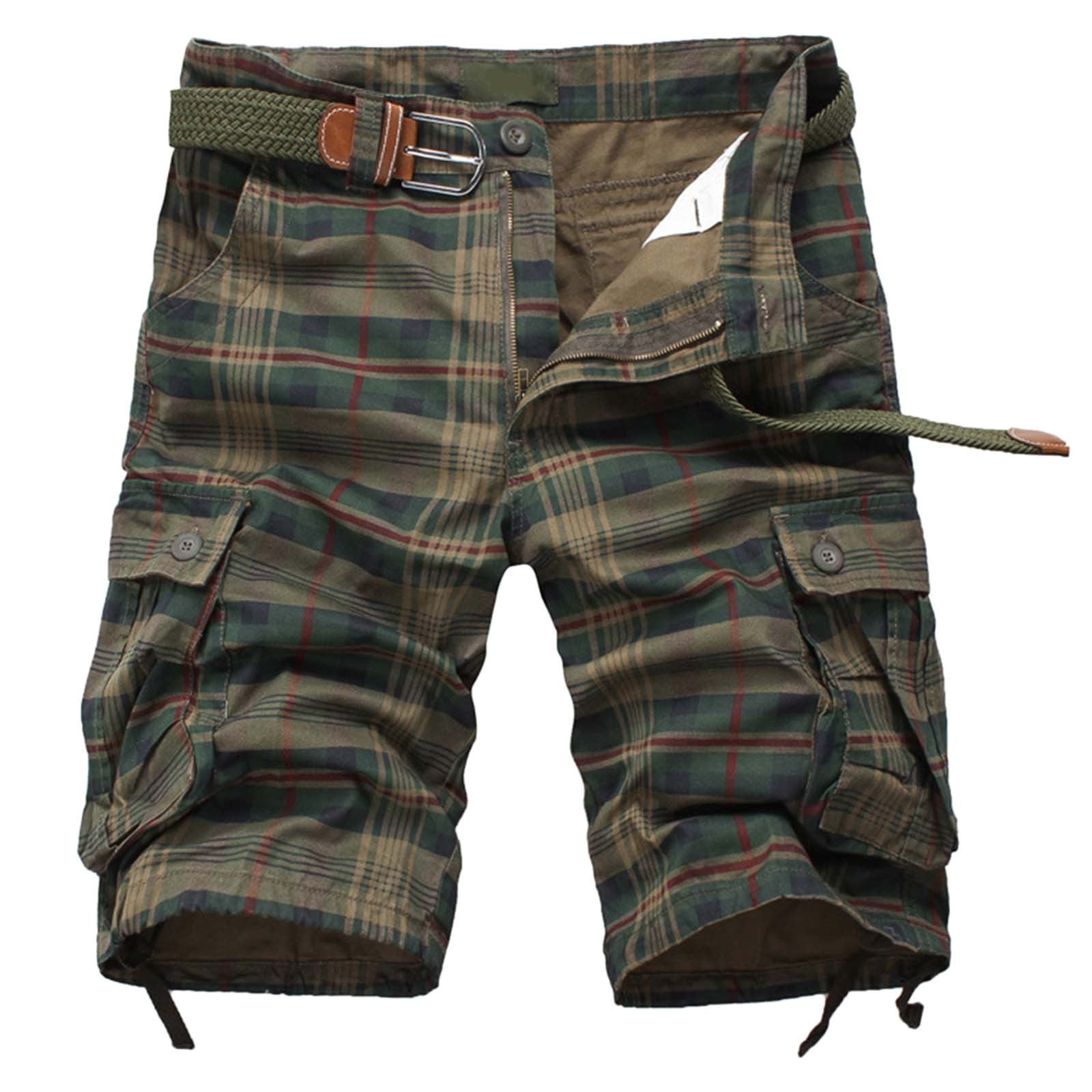 Mens Cargo Shorts with Multi Pockets Tactical Cargo Shorts Ripstop