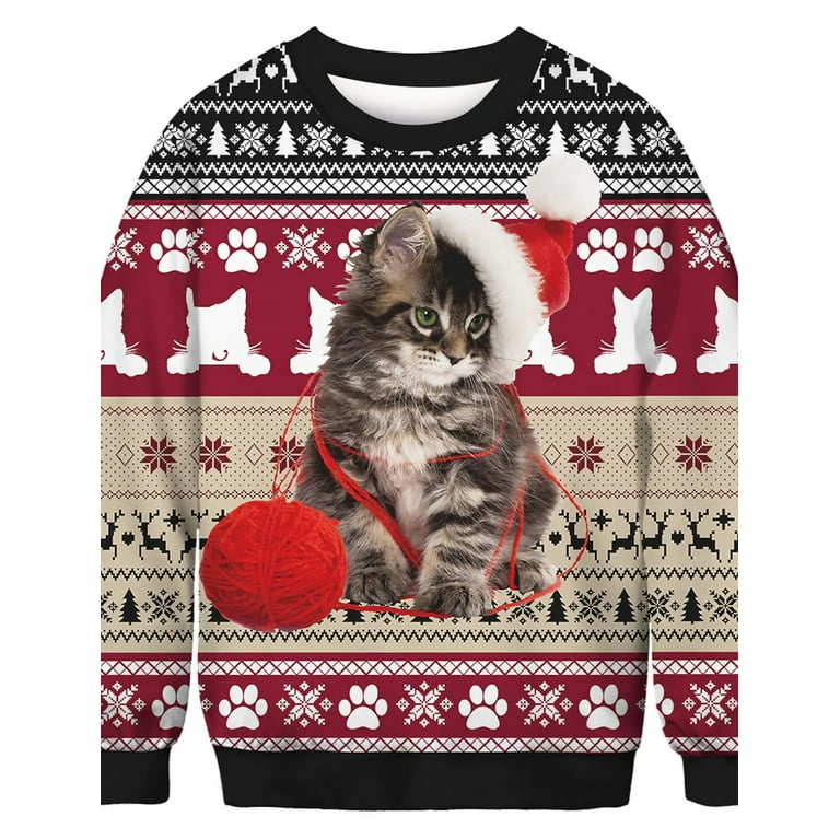 Dino Ugly Christmas Sweater T-Shirt, Xmas Dinosaur Tee Dino Ugly Christmas Sweater T-Shirt, Xmas Dinosaur Tee