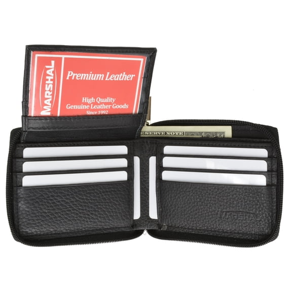 Mens premium Leather Quality Wallet 92 1256 Brown