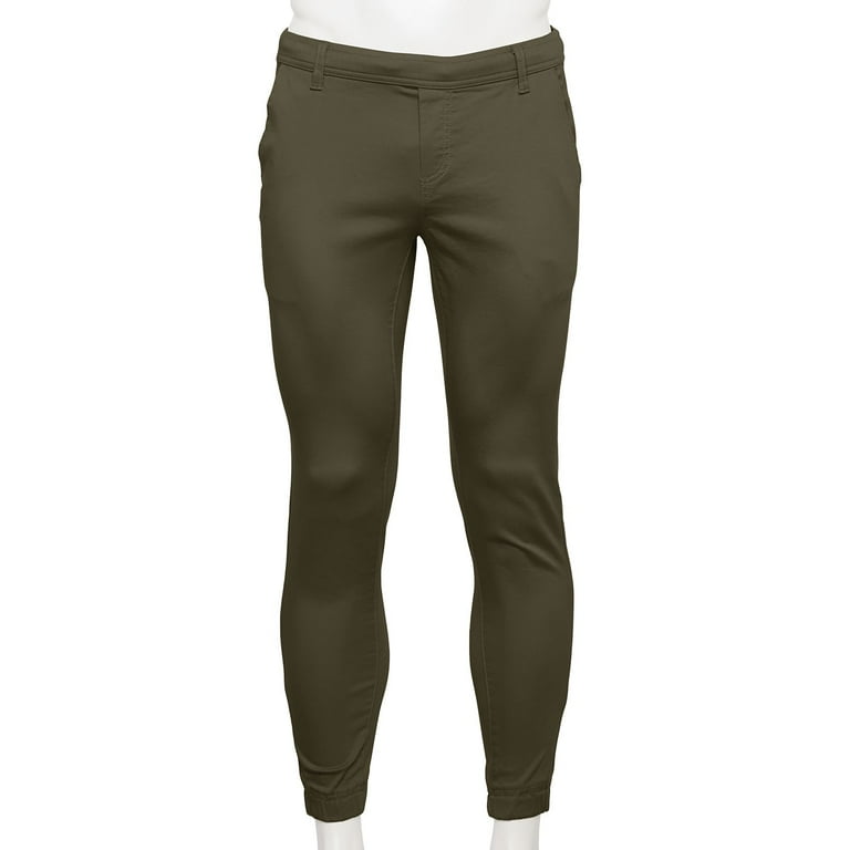 Mens's Caliville Stretch Jogger Pants Color: Olive Size: XXL