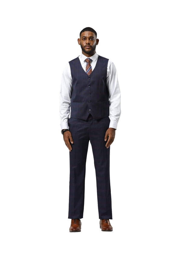 Mens-suit Glen Check by Stacy Adams