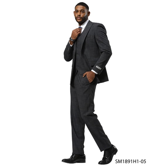 Mens-suit Tattersall Pattern by Stacy Adams