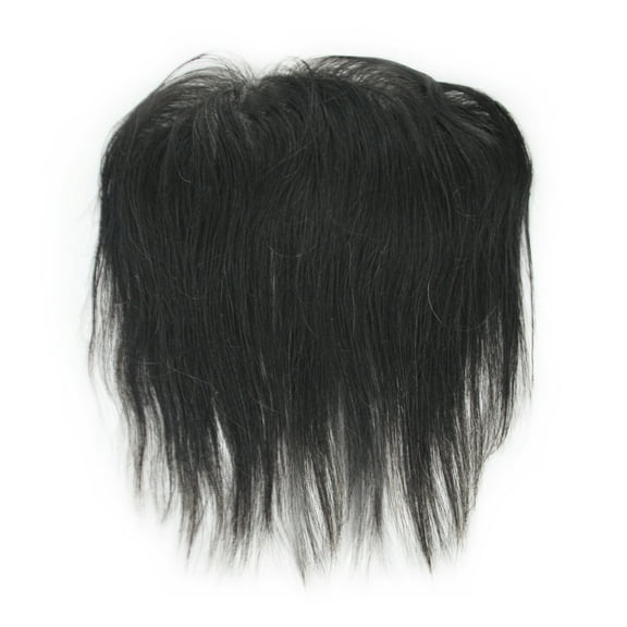 Mens toupee Hairline 7X1.75 Inch PU Vlooped Front Hairline Toupee for Men Thin Skin PU Black Brown Blonde Color Suncolor Hair