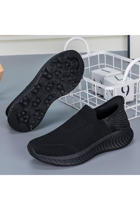 Mens trendy summer walking sneakers, breathable ventilated surface with great air flow. Stable non slip rubber sole, casual all match style for indoor and outdoor daily use.
