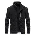 thumbnail image 1 of Mens winter jackets Men's Lightweight Full Zipper Soft Polar Jacket Outdoor Casual Coat And Zipper Pocket, 1 of 2