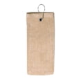 thumbnail image 1 of Mens womens Velour Golfing Yoga Towel, Taupe, 1 of 2