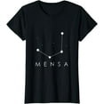 thumbnail image 1 of Mensa Constellation Galaxies Astrology Horoscope Gift T-Shirt, 1 of 4