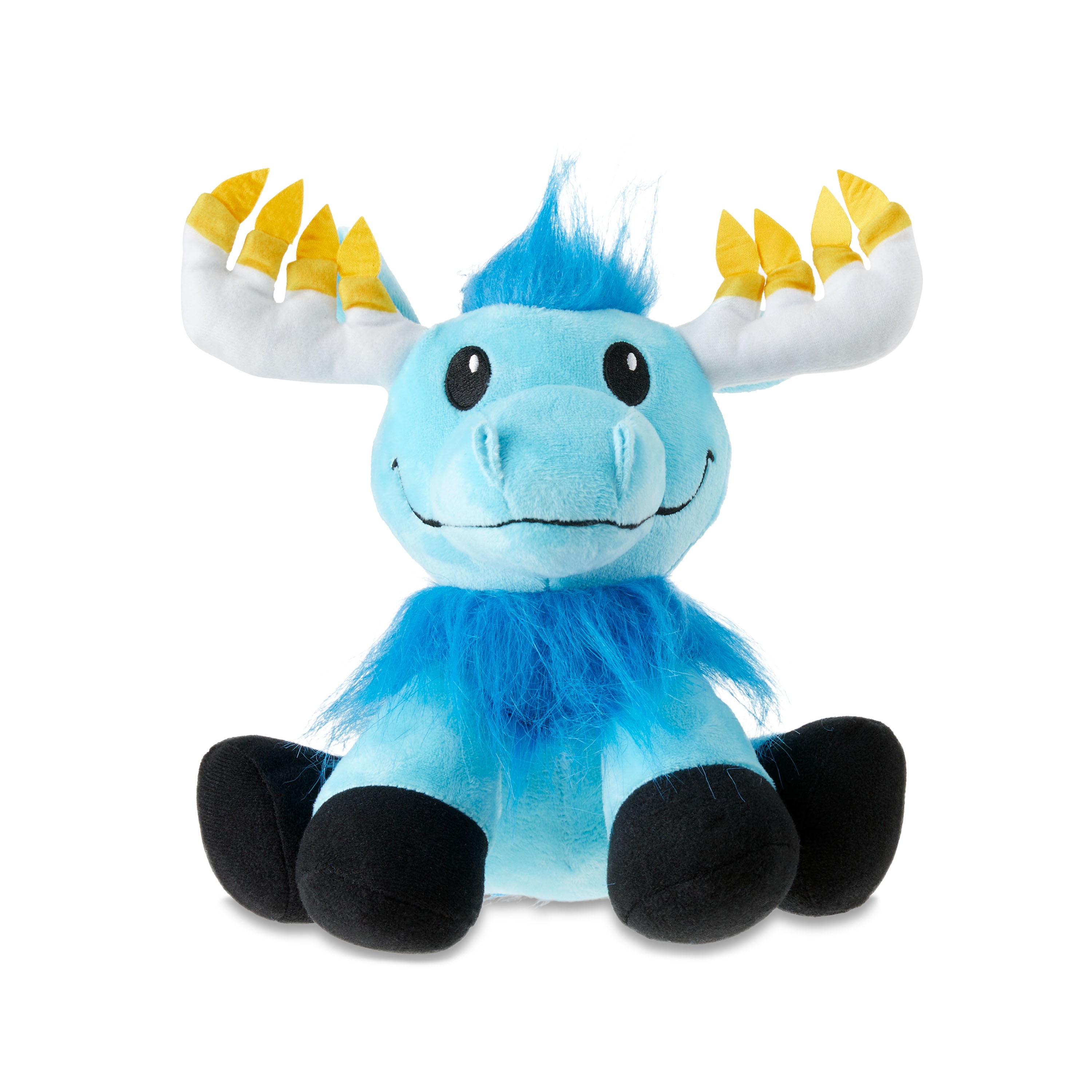 Mensch Pets Mitzvah Moose Plush Toy in Blue - Walmart.com