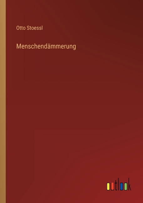 Menschendämmerung (Paperback)
