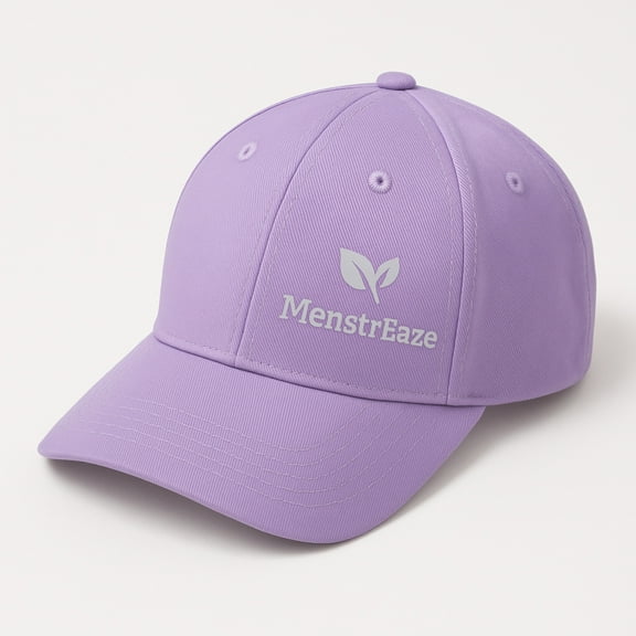 MenstrEaze Baseball Cap, 100% Cotton, One Size, Lavender Color